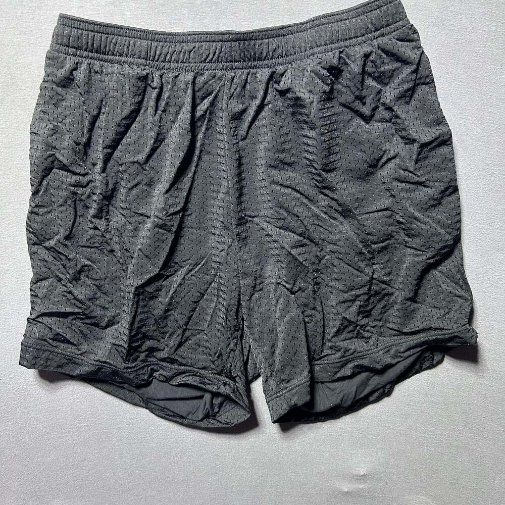 Nice Laundry Black Mesh Pocket Lounge Shorts Size Medium